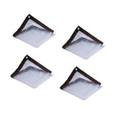 Bâche transparente pliable, anti-poussière et anti-pluie, pour serre de