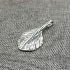 Pendentif plume en argent sterling 925 pour collier