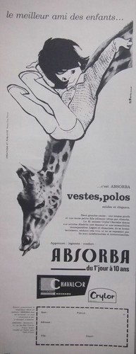 Publicité absorba vestes - absorba,