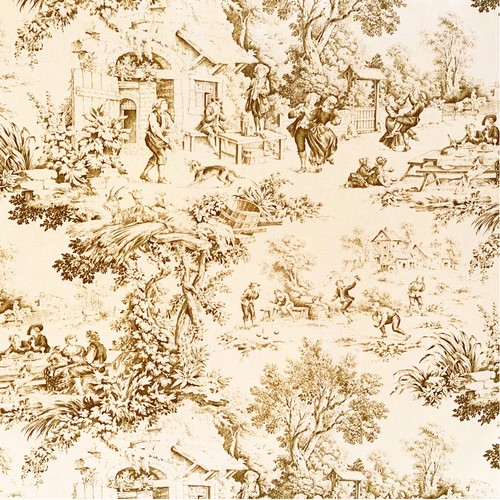 Tissu mètre toile jouy - au,