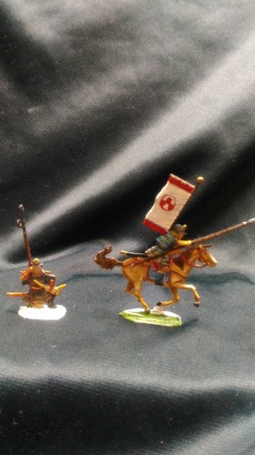 Figurine plat etain samourai - d,