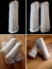 Corde de la voile 4-16 mm,30m, d'amarrage, Polysterseil, Tauseil, Rope, Blanc