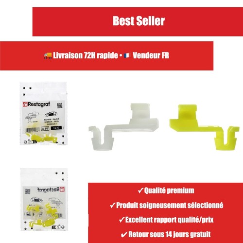 Agrafes tringle serrure porte