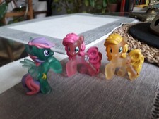 HASBRO My Little Pony - Vintage -Trois poneys miniatures corps transparents