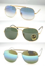 Lunettes de Soleil Rayban Original RB 3561 The General Métal Classique Neuf