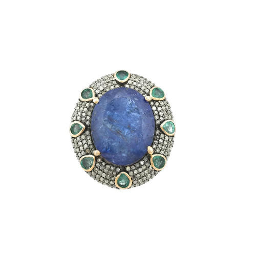 Bague cocktail tanzanite - bague,