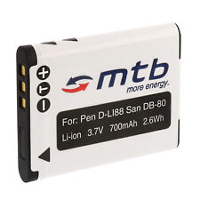 Batterie DB-L80 DBL80 pour