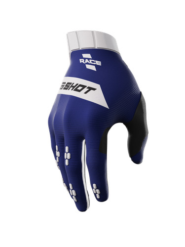 Gants moto shot - moto, bleu