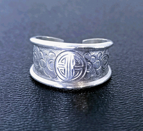 Ancienne bague ciselé décore - ancienne,