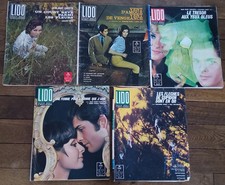 LOT 5 ROMANS PHOTOS LIDO LANCIO N°60,64,75,78,79 ANNÉES 1967,1968