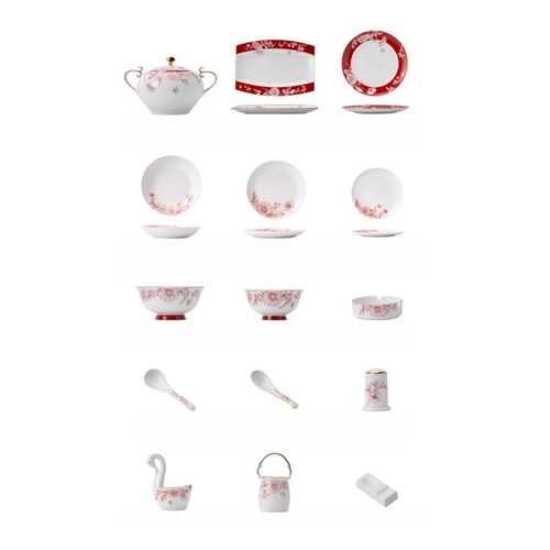 Service table porcelaine - service, en