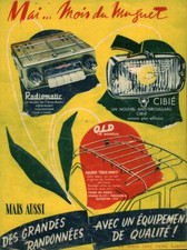 Publicité ancienne automobile