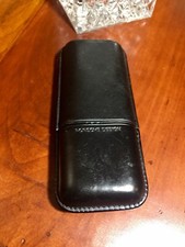 Black leather porsche design - black,