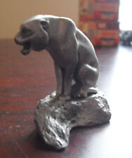 Vintage Pewter Mountain Lion