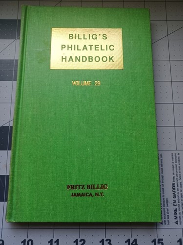 Billig philatelic handbook - philatelic,