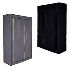dibea Armoire de rangement penderie 175x110x45 cm deux couleurs