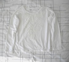 Sweat-shirt femme blanc