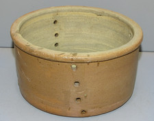 -ANCIENNE FAISSELLE EN GRES Marqué 4  EGOUTTOIR A FROMAGE ANCIEN DECO CUISINE  D