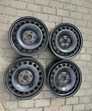 Vw T4 TRANSPORTER CARAVELLE MULTIVAN -CADDY 4x Jantes en Acier 16'' 5x112