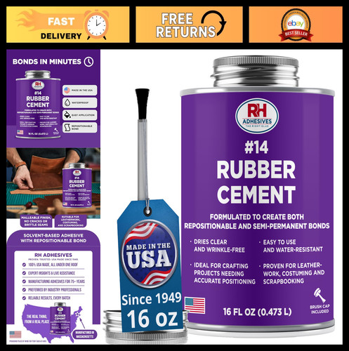 Rubber cement - oz,