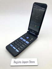 Téléphone à clapet Kyocera GRATINA KYF37 Android noir 4G débloqué Japon