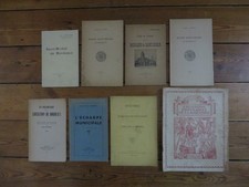 BORDEAUX – Livres ou plaquettes sur BORDEAUX (Brutails, Guillaumie, Loirette etc