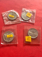 4 MONNAIES 5 FR SEMEUSE NICKEL NEUVE ISSUE DE COFFRET FLEUR DE COIN 1973 A 1976