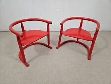 Paire de chaises enfant Karin Mobring - Chaise Ikéa Vintage
