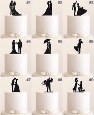 Figurine à gâteau Cake Topper Wedding mariage étages acrylique bouchon à gâteau figurine gâteau
