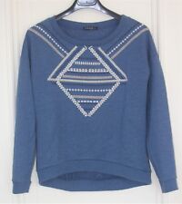 Sweat-shirt fille ou femme Bonobo bleu taille XS ou 16/18 ans