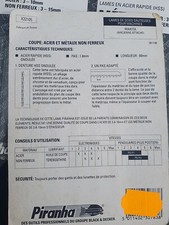 Lot De 5 X3 Lame Scie Sauteuses Makita Ancienne Attache