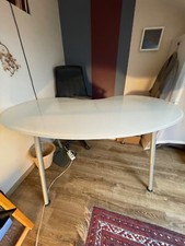 bureau plateau verre trempé ikea