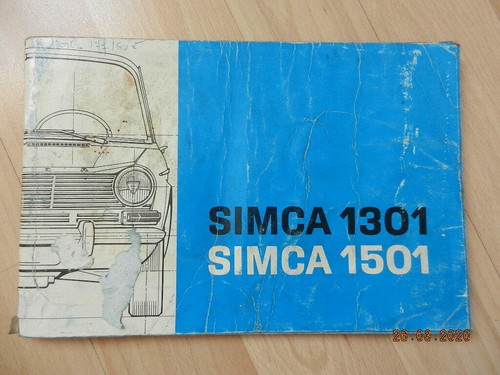 Notice utilisation simca - notice, d'utilisation