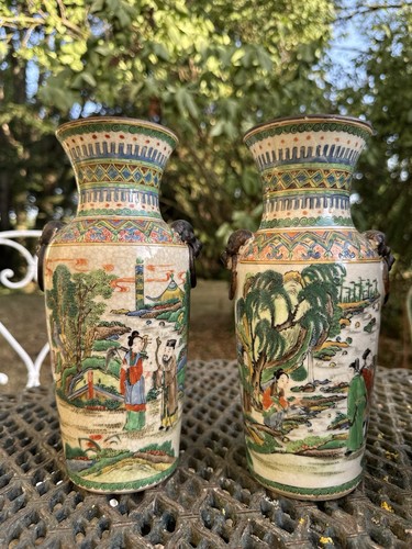 Paire vases fin xix - vases,