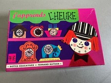 JEU VINTAGE NATHAN J'APPRENDS L'HEURE COMPLET 1971 REF 500 045