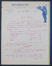 Facture 1946 SIDI BRAHIM