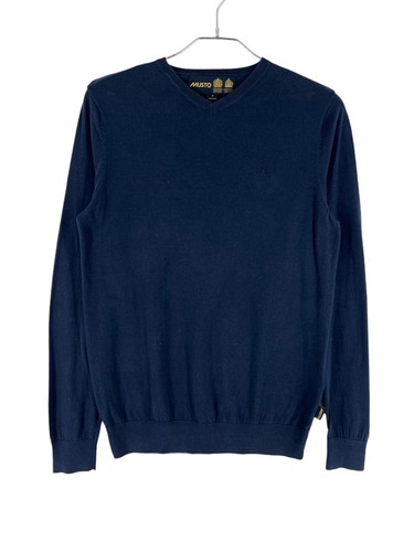 Musto pull over cou bleu - over, v-cou