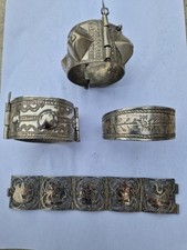Lot Ancien Bracelet Manchette