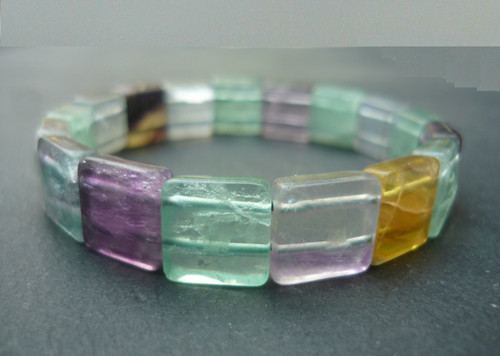 Bracelet fluorite pierre - bracelet, en