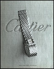 2000 Cartier Panthere Ruban Watch Magazine Print Ad -1pg