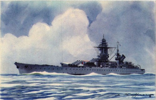Cpa cuirassé richelieu - ak, le
