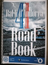 ROAD BOOK 41 RALLYE ANDORRE 2012 RALLI ANDORRA BMW 2002 PYRENEES AUTOMOBILE
