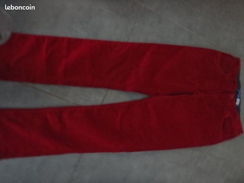 Beau pantalon velours - ras, 14