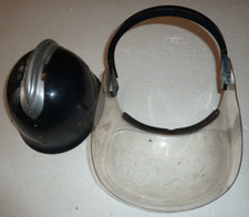 casque à visière vintage de