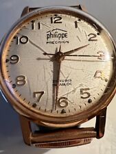 MONTRE PHILIPPE PRÉCISION MÉCANIQUE PLAQUÉE OR BESANÇON
