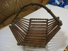 ANCIEN PANIER EN BOIS 26 X 22 CM