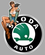 SKODA left Pin up gauche