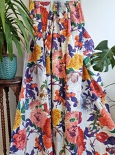 Indien Blanc Floral Reine