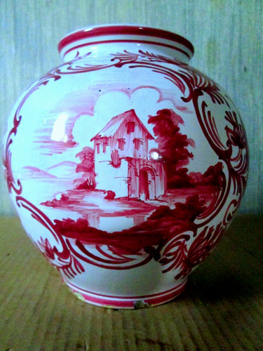 Vase boule faience céramique - boule,