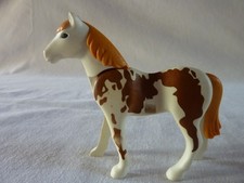 PLAYMOBIL  CHEVAL INDIEN BLANC